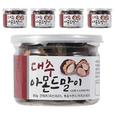 NUTORY 紅棗杏仁捲, 80g, 5個