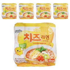 paldo 八道 起司拉麵, 瑞士起司香濃，麵條勁道，香氣四溢，微辣湯頭，口感豐富, 20包