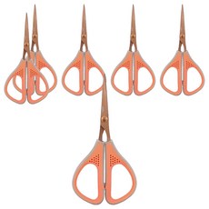 ABEL 力大牌 職人精工剪 鈦金屬剪刀 60058 4.5吋, 粉色, 6支