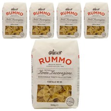 룸모 파르팔레 프리미엄 파스타, 500g, 5개