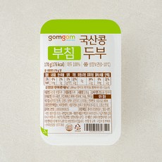 곰곰 국산콩 부침두부, 170g, 1개