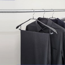 ABbox 西裝多功能衣架 M, 黑色, 10個