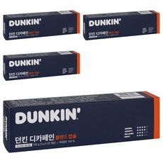 던킨도너츠 디카페인 블렌드 캡슐커피, 5g, 20개입, 4개