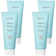 듀이트리 어반 쉐이드 쿨 카밍 수분 선크림 SPF50+ PA++++, 150ml, 4개