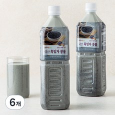 곰곰 국산 흑임자 콩물, 1L, 6개