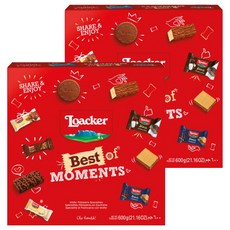 Loacker 萊佳哈斯 Best Wafer 巧克力威化餅 600g, 12種, 2套