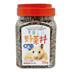 PetBest 倉鼠の炙燒主食 雞肉 + 蔬菜 紅色, 350g, 1罐