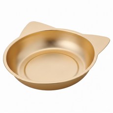 MARUKAN 貓臉鋁製涼墊 貓鍋 持久保冷, 金色, 1入