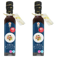 日正食品 冷壓香油 240ml - 含不飽和脂肪酸, 100%芝麻原粒低溫壓榨, 2瓶
