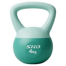 彩色軟壺鈴, 綠色, 4kg, 1個