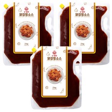 오뚜기 오쉐프 닭강정소스, 2kg, 3개