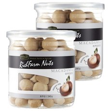 豐富的棕櫚堅果澳洲堅果罐頭, 240g, 2罐