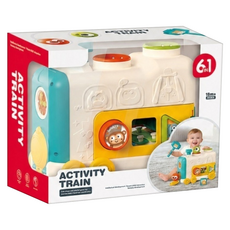 PLAYFUL TOYS 頑玩具 益智火車塞塞樂, 混和顏色, 1套