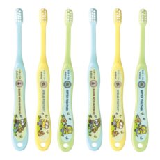 Skater 兒童牙刷 0-3歲, 小小兵, 1入, 6支