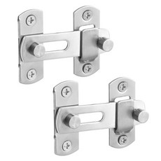 온트리 스테인리스 현관문 잠금장치 일자형, 2개