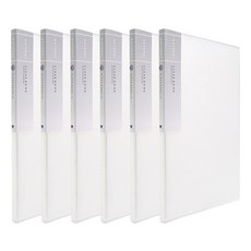 HEEMANGfile 磨砂文件夾, 白色, 6入