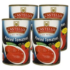 CASTELLO 田野番茄罐頭, 400g, 4個