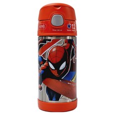 THERMOS 膳魔師 保溫瓶 紅色, 蜘蛛人, 1個