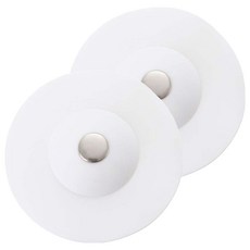 withWIN 원터치 세면대 배수구 캡 2p, 화이트