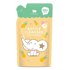 les enphants 麗嬰房 奶瓶蔬果酵素洗潔液 鳳梨香 補充包, 680ml, 1包