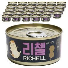 테비토퍼 리첼 고양이 간식, 헤어볼, 80g, 96개