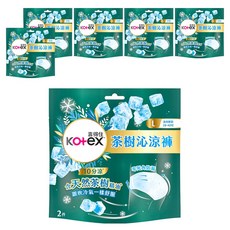 Kotex 靠得住 茶樹沁涼褲 褲型衛生棉, L 28~40吋, 2片, 6包
