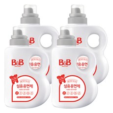 B&B 衣物柔軟精 佛手柑&葡萄柚, 1.5L, 4瓶