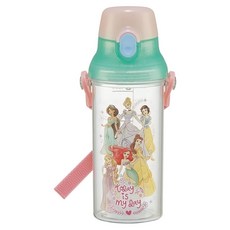 Skater 直飲透明水壺 帶刻度, 公主, 480ml, 1個