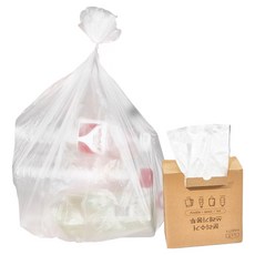 HABITY 背貼式分類回收垃圾塑膠袋 盒裝 200入, 20L, 1個