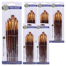 KeepSmiling Kohimo 藝術家畫筆刷具 6件組, 6套, 6種