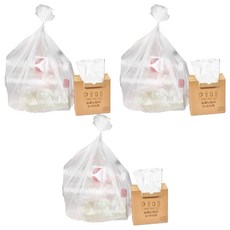하비티 배접 분리수거 쓰레기 비닐봉투 박스포장 200매, 20L, 3개