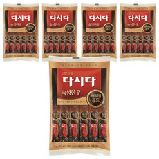 다시다 프리미엄골드 숙성한우12p, 60g, 5개