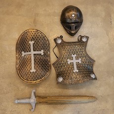 小型羅馬盔甲4件組, 1套, 金色