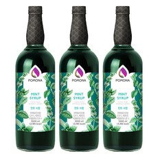포모나 민트 시럽, 3개, 1L