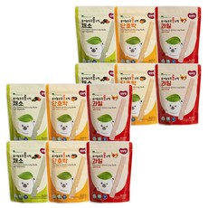 또또맘 유기농 오곡 롱스틱 6p 세트, 과일, 채소, 단호박, 2세트, 30g