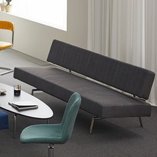 16피스 미드센츄리 모던 디자인 페브릭 가죽 4인용 소파 방문설치, 그레이