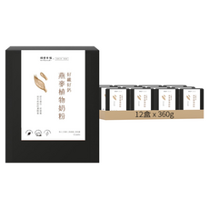 順便幸福 好纖好鈣燕麥植物奶粉 12包, 360g, 12盒