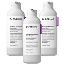 닥터포헤어 두피 안티에이징 헤리티지 샴푸 스위트 딜라이트향, 500ml, 3개
