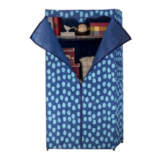 Cotton Field 棉花田傢飾 里約鐵力士架防塵衣櫥布套 圓點, 1個, 1個