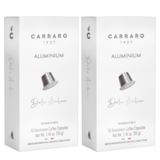 CARRARO 阿拉比卡 DOLCI ARABICA 咖啡膠囊 適用Nespresso Original 膠囊咖啡機, 5.5g, 10個, 2盒