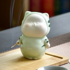 迷你老虎陶瓷香座