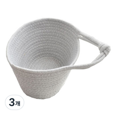리빙듀오 다용도 걸이 정리함, 그레이, 3개