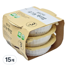 영호진미 유기농 백미밥, 210g, 15개