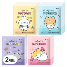 포포팬시 햄치 프렌즈 따뜻한 내품에 핫팩 150g 4종 x 6p 세트, 2세트