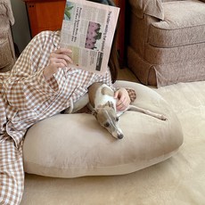 리브숨 쫀득 말랑 츄이 소파 쿠션, 샌드