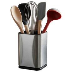 MAME 不鏽鋼方形廚具筒, 銀色, 1個