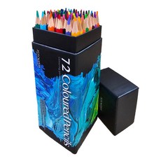 JOYWISH 專業級繪圖油性色鉛筆, 72色, 1套