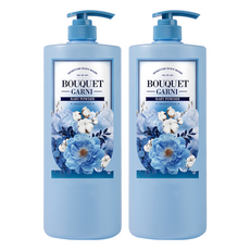 BOUQUET GARNI 保濕香氛沐浴乳 Baby Powder 含有玻尿酸＋尿囊素 含有6種植物油, 1.5L, 2瓶
