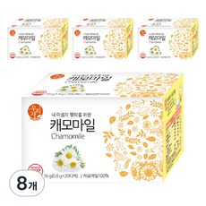 SONGWON 洋甘菊草本茶茶包, 0.8g, 20包, 8盒