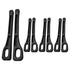 Khohimo 汽車座椅縫隙墊 側邊收納袋 駕駛座 + 副駕駛座套組 4W433, 4套, 黑色